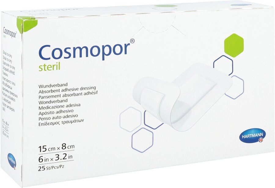Cosmopor steril 15x8cm 25stk