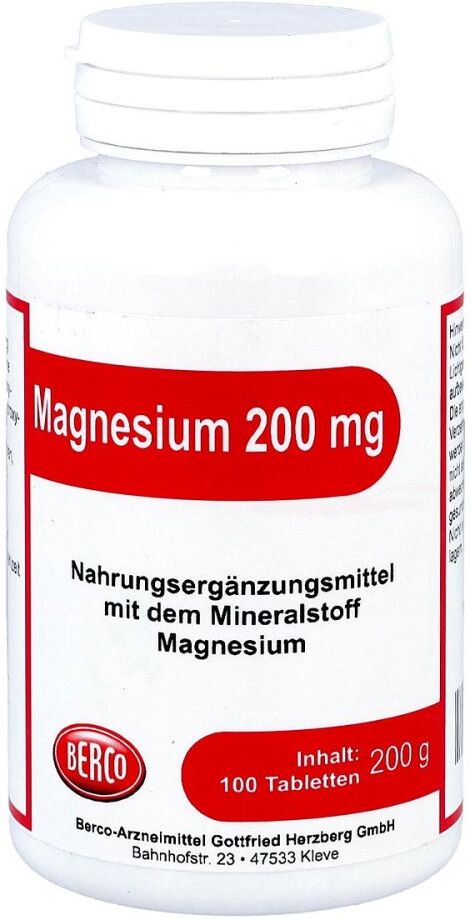 Magnesium 200 mg Berco Tabletten