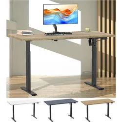 VCM, Schreibtisch, Schreibtisch Lona elektrisch 140 x 80 cm (140 x 80 x 71 cm)