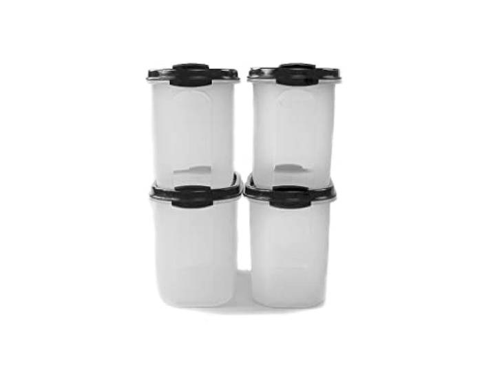 Tupperware Eidgenosse 1,1 L schwarz mit Schütte Vorratsdose Vorrat Dose Modular (4) 37606