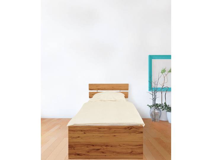 Futonbett PRIESS Lissabon , braun (astkernbuche), B:96cm, Betten, Futonbett