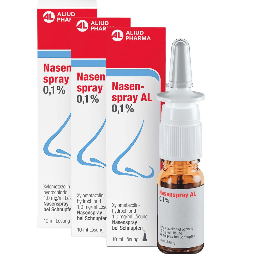 Nasenspray AL 0.1% 3er-Set 3x10 ml Lösung