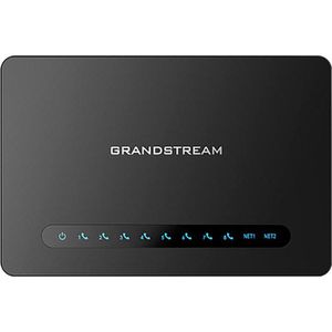 Grandstream HT818 V2 VoIP-Telefonadapter, 8 FXS-Ports, 2 SIP-Profile, Gigabit-NAT-Router