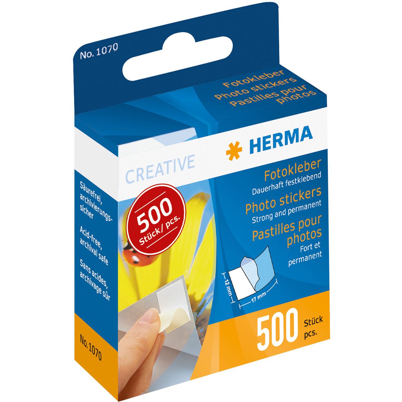 Herma Fotokleber im Kartonspender 500 Stück