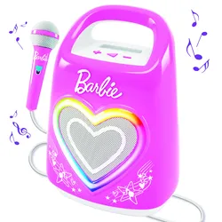 Lisciani 104475 - Barbie Partymaker Lautsprecher und Mikrofon Karaoke Bluetooth Tanzen Party