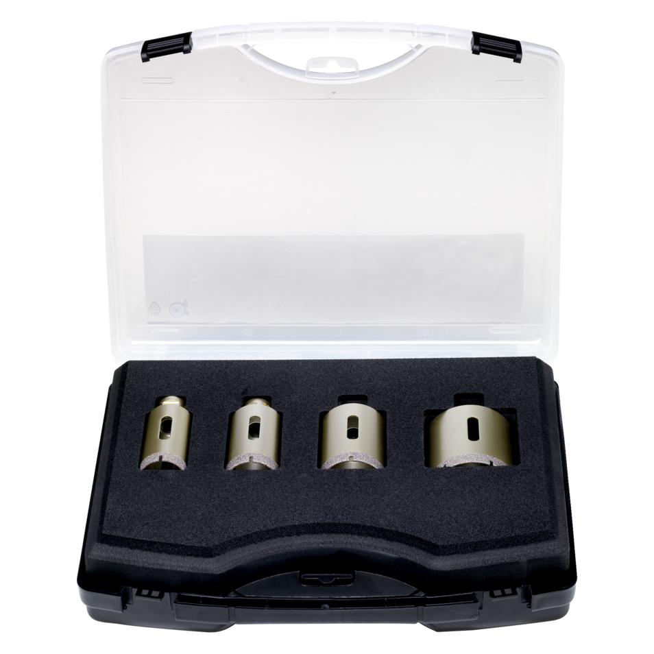 Metabo Fliesen-Diamantbohrkronen-Set "Dry", 4-teilig (35 mm, 40 mm, 50 mm, 68 mm) (628319000)