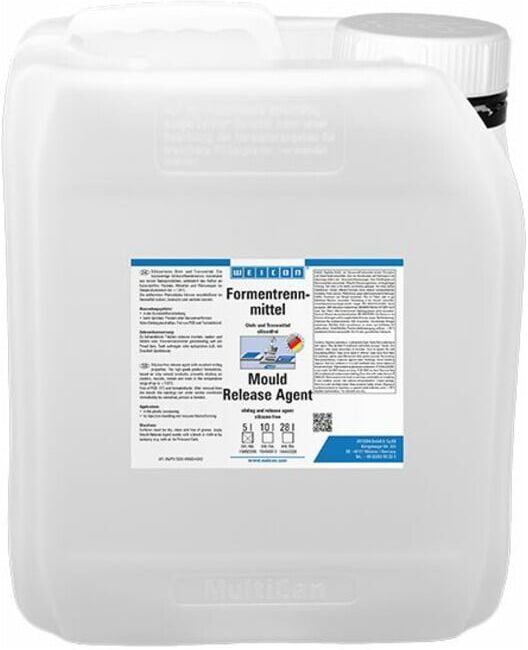 Weicon Formentrennmittel für Kunststoffverarbeitung und Gießereien 5 Liter Kanister, 15450005)