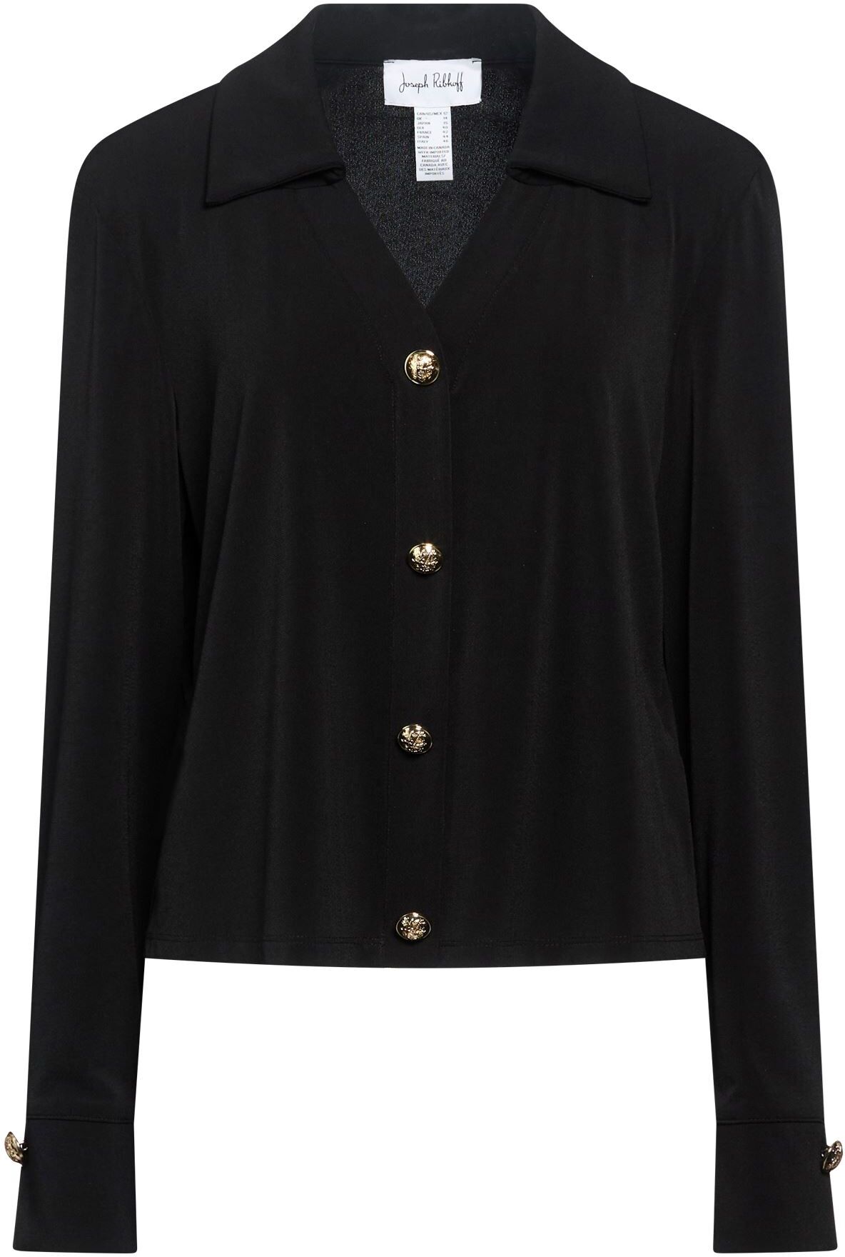 Joseph Ribkoff Top Mujer Negro 44 Mujer