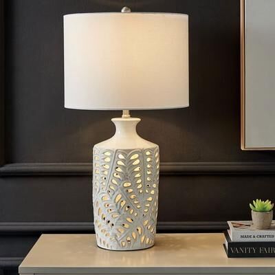 Lite Source Palma Table Lamp White , White