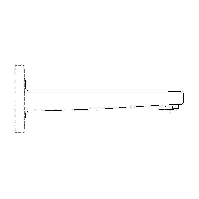 Ideal Standard Archimodule Wandauslauf A1513AA verchromt