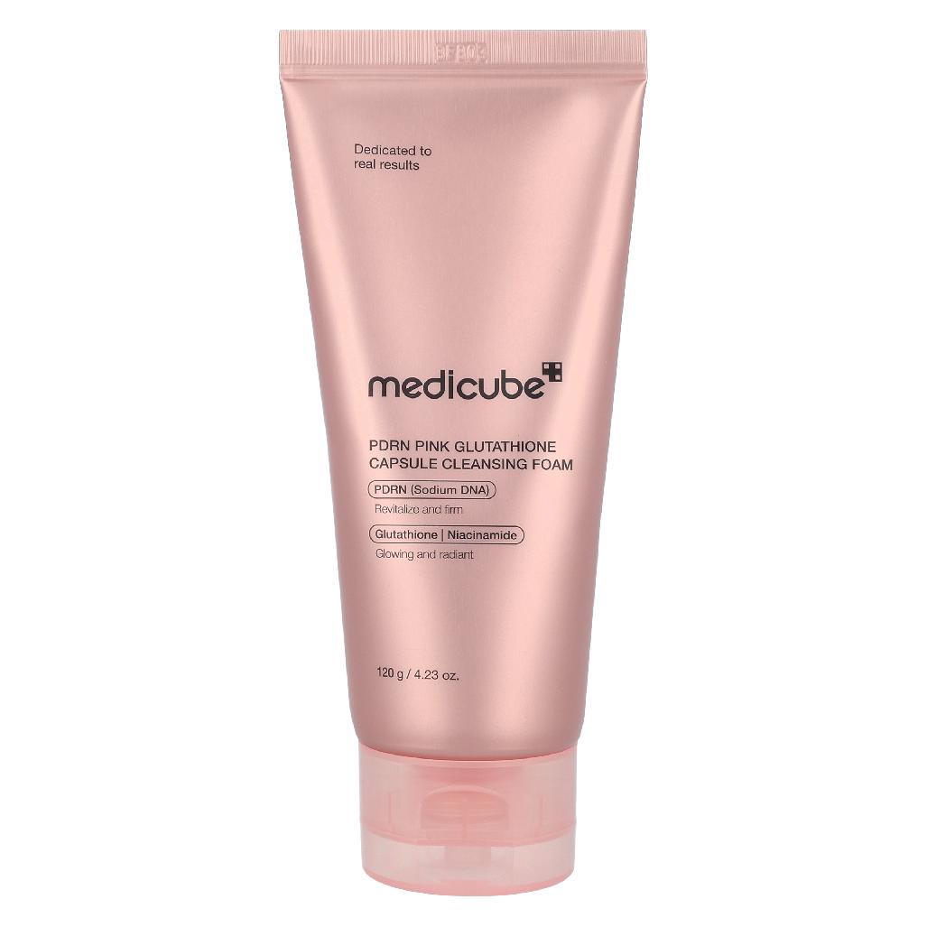 Medicube Pdrn Pink Glutathion-Kapseln Reinigungsschaum 120 g (Reinigungsschaum, 120 ml) (Medicube)