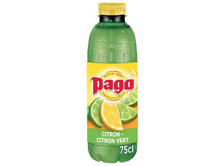 Pago Boisson au citron et citron vert - 0,75 L