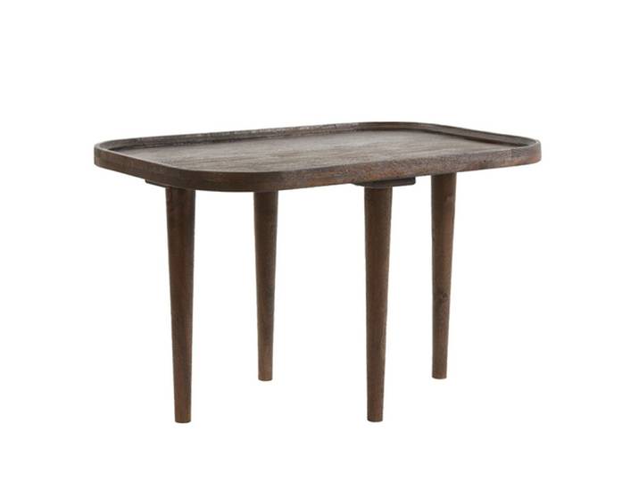 Light & Living Beistelltisch Beistelltisch MAZABE von Light & Living 65x45x38 cm Holz Matt Rotbraun