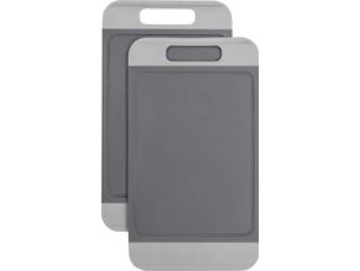 SILVERCREST® Planche à découper antibactérienne (petit, gris)