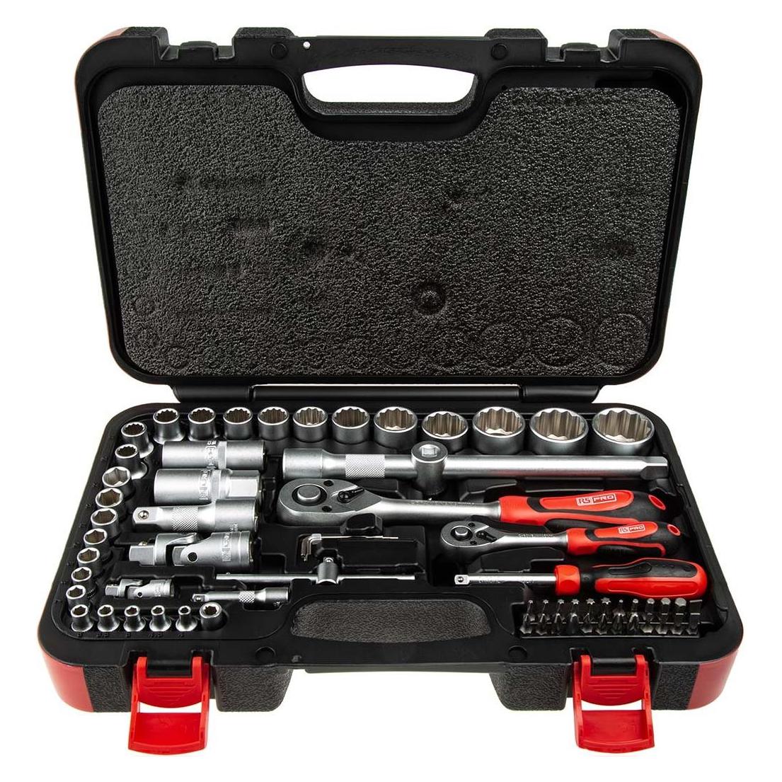RS PRO 66pc 1/4" & 1/2" Drive Socket Set (8179249)