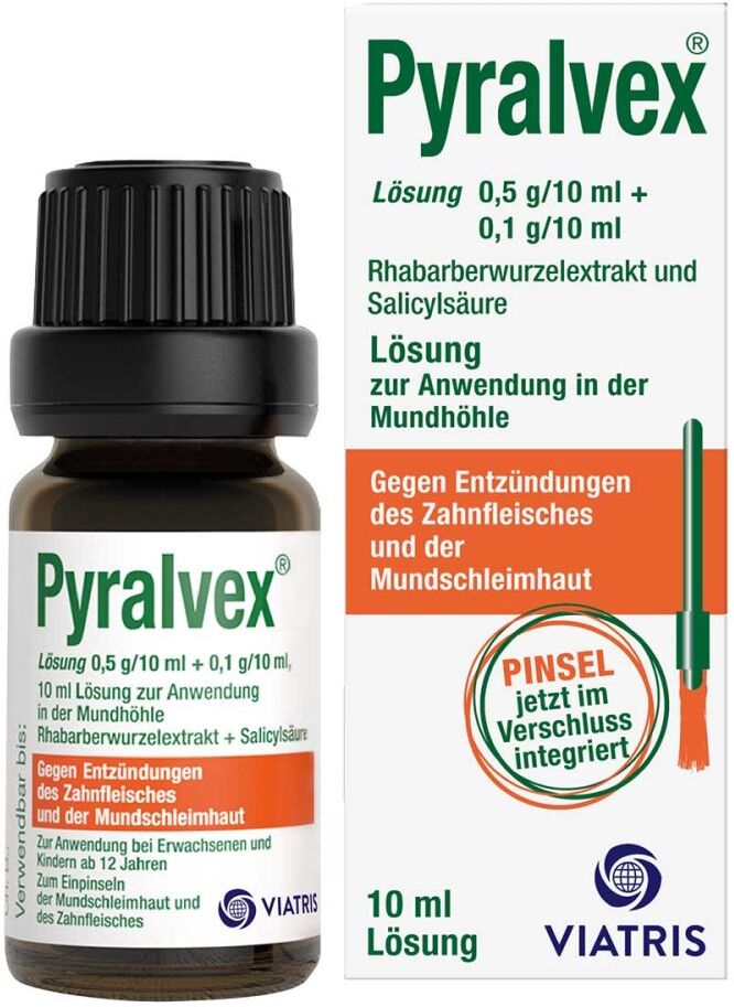 Pyralvex: Entzündungshemmende Lösung bei Entzündungen im Mund 10ml