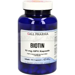 BIOTIN 10 mg GPH Kapseln 180 St