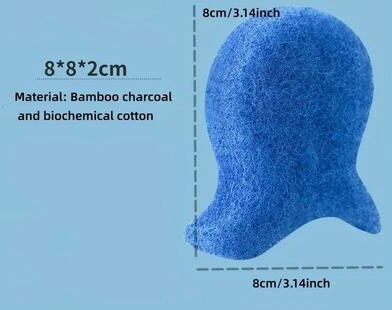 Inspired Living Washing Machine Lint Remover Reusable Adhesive Pet Hair Catcher (5 Pack) blue