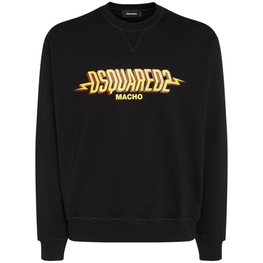 Dsquared2 Macho-logo Zwart Sweatshirt
