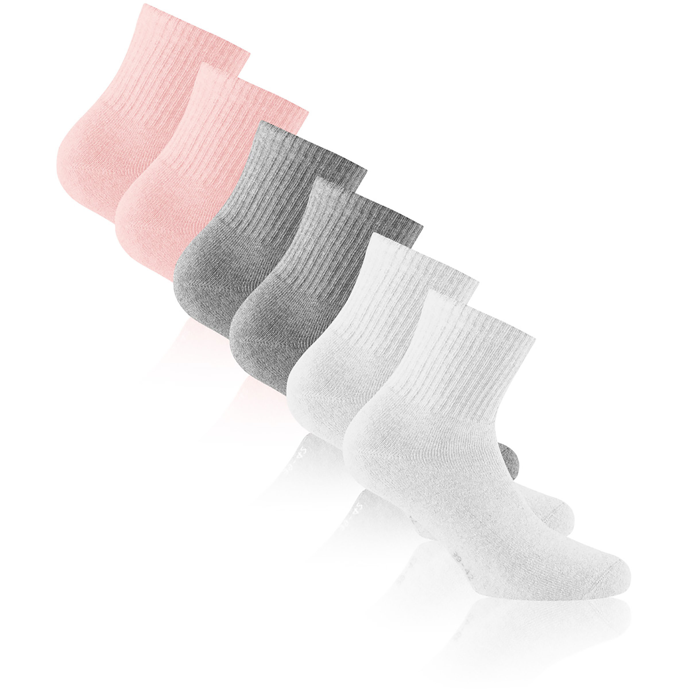Rohner Sport Quarter Freizeitsocken weiss Größe 35 Trekking Widerstandsfähig