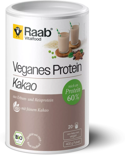 Raab Vitalfood Kakaoproteinpulver 400 gr