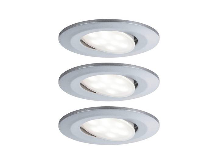 Paulmann Led-Deckenleuchte, Chromfarben, Kunststoff, 90 mm, rund, Lampen & Leuchten, LED Beleuchtung, LED-Deckenleuchten
