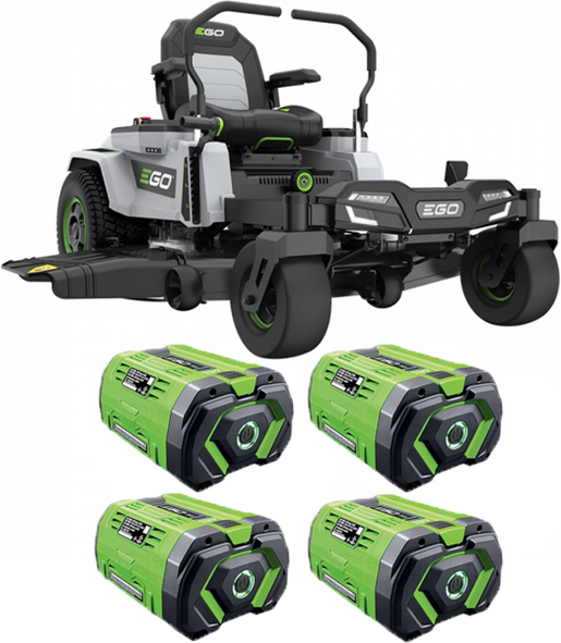 EGO Z6 ZERO TURN ZT5201E-L - Trattorino tagliaerba a batteria - 56V - 40Ah - Raggio zero