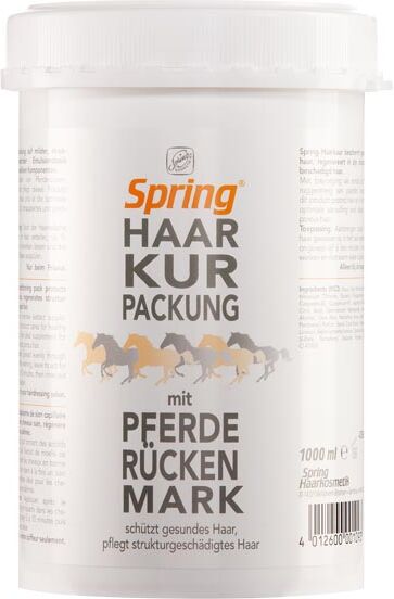 1L Spring Haarkurpackung mit Pferderückenmark