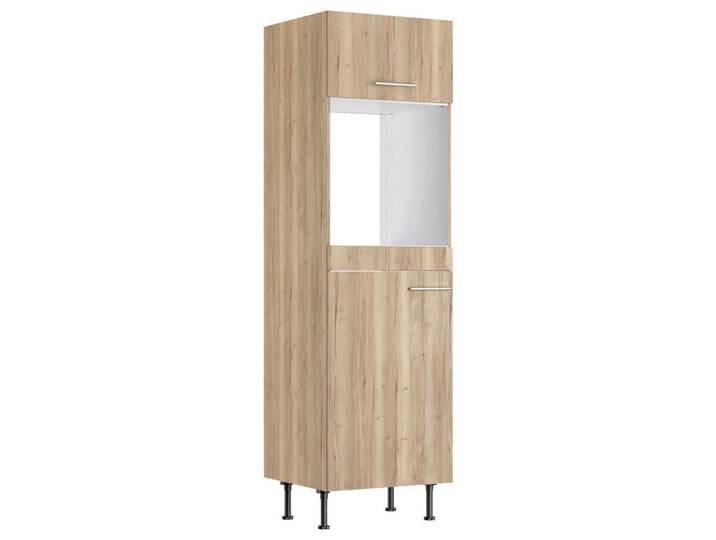 Optifit Geräteumbauschrank, Wildeiche, einzeln stellbar, 60x211.8x58.1 cm, Made in Germany, DIN EN ISO 14001, DIN EN ISO 50001, DIN EN ISO 9001, Zusatzausstattung erhältlich, Küchen, Küchenmöbel, Küchenschränke, Geräteumbauschränke
