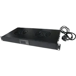 LogiLink Lüftereinschub, Serverschrank Zubehör, Schwarz