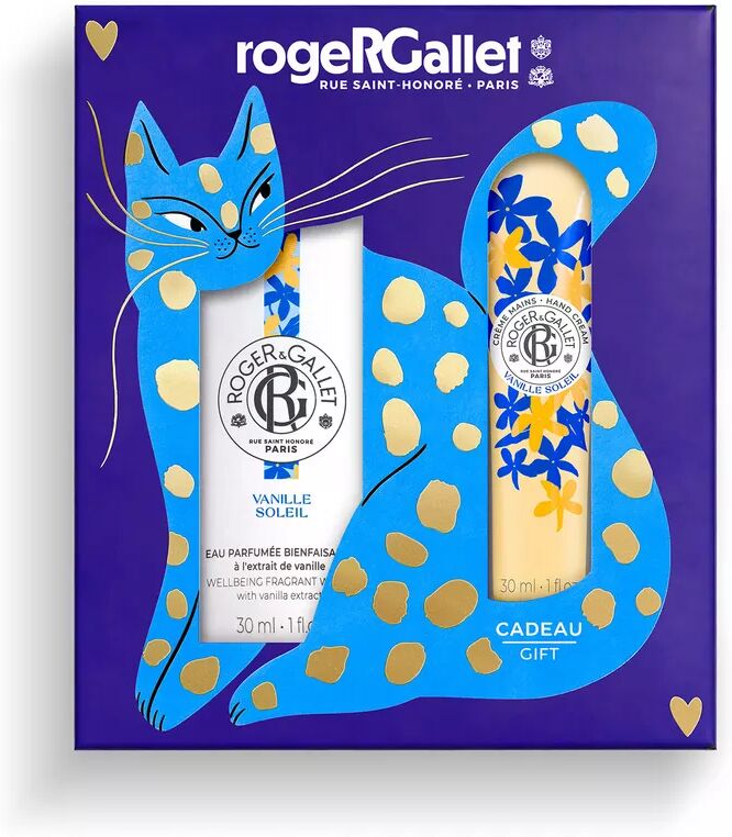 Roger & Gallet - Set Duftwasser Wohltuende Vanille Sonne 30ml und Handcreme, Set