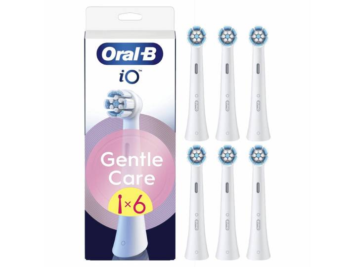 Oral-B iO Opzetborstels - Gentle Care - Voor Gevoelig Tandvlees - 6 stuks