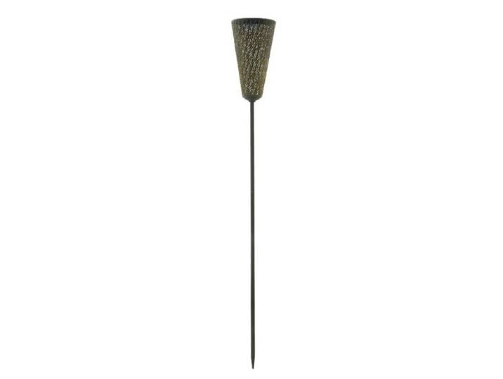 Gartenleuchte LUXFORM Luxform Solar Torch Norwich, set of 2 , schwarz, B:10,5cm H:6cm L:10,5cm, Leuchten, Gartenleuchte, LED-Fackellampe, Solarenergie, warmweiß, aus Metall, IP44