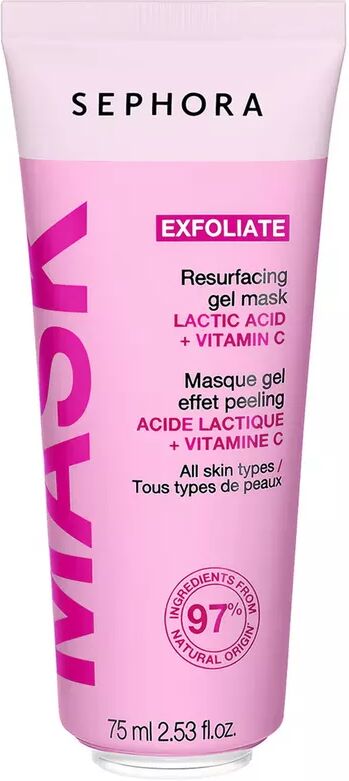 SEPHORA - Peeling-Effekt-Gelmaske - mit Milchsäure und Vitamin C, 75 ml