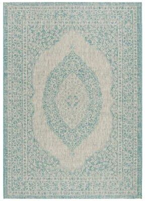 SAFAVIEH Courtyard Hedy Medallion Indoor/ Outdoor Waterproof Patio Backyard Rug