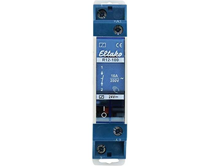 Eltako R12-100-24V DC schakelrelais nominale spanning: 24V schakelstroom (max.): 8A 1 sluiter 1 st.