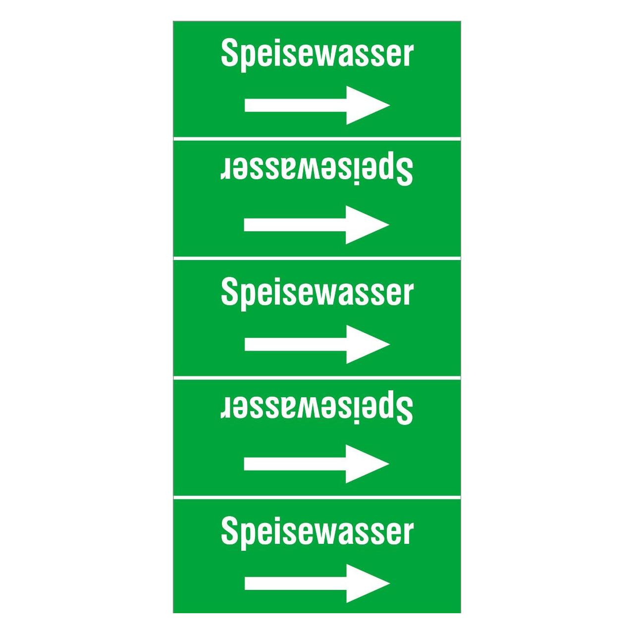 Brady ISO 20560 Rohrmarkierer - Wasser (318722)