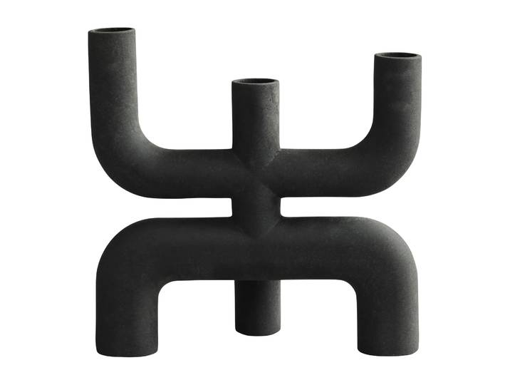 101 Copenhagen Cobra kandelaar 25x25 cm Black