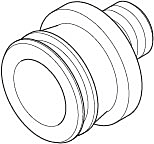 Dornbracht Anschl. exz. vernickelt 091104035-07 x 47,5 mm roh vernickelt