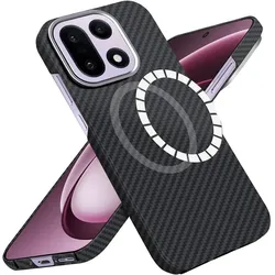 Techsuit - Aramid Fiber MagSafe - OnePlus 15 - Black (OnePlus 15), Smartphone Hülle, Schwarz
