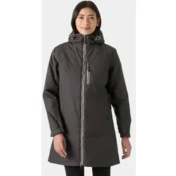 HELLY HANSEN Freizeit / Mode Sommer GJ Regenmäntel Regenmäntel Da W LONG BELFAST WINTER JACKET, Größe XL in Schwarz Schwarz