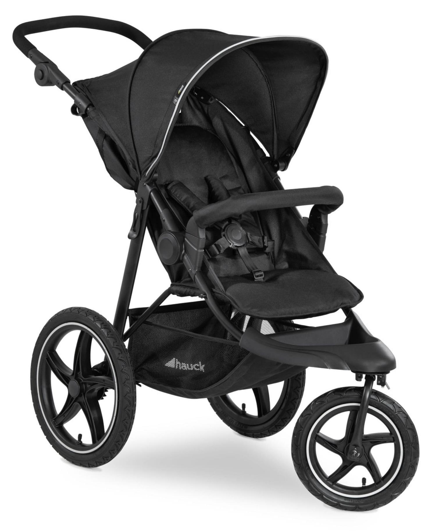 hauck Runner 2 Robuster Dreirad Buggy mit XL Luftrreifen bis 22 kg, Schwarz
