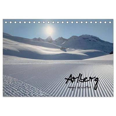 Arlberg - magic of winter (Tischkalender 2027 DIN A5 quer), CALVENDO Monatskalender