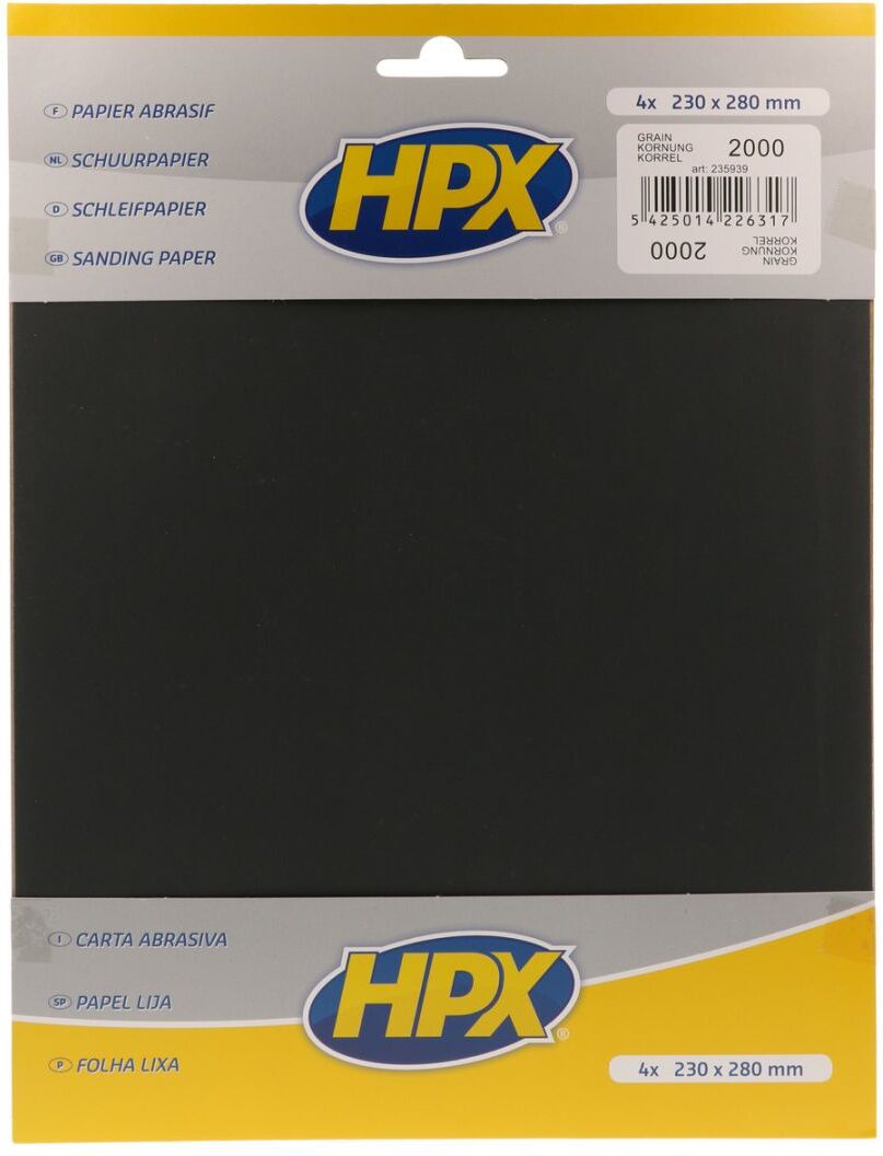 european aerosols HPX Schleifpapier Körnung 2000