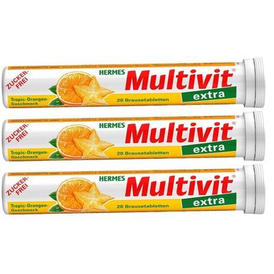 Hermes Multivit extra Brausetabletten 3x 3x20 St