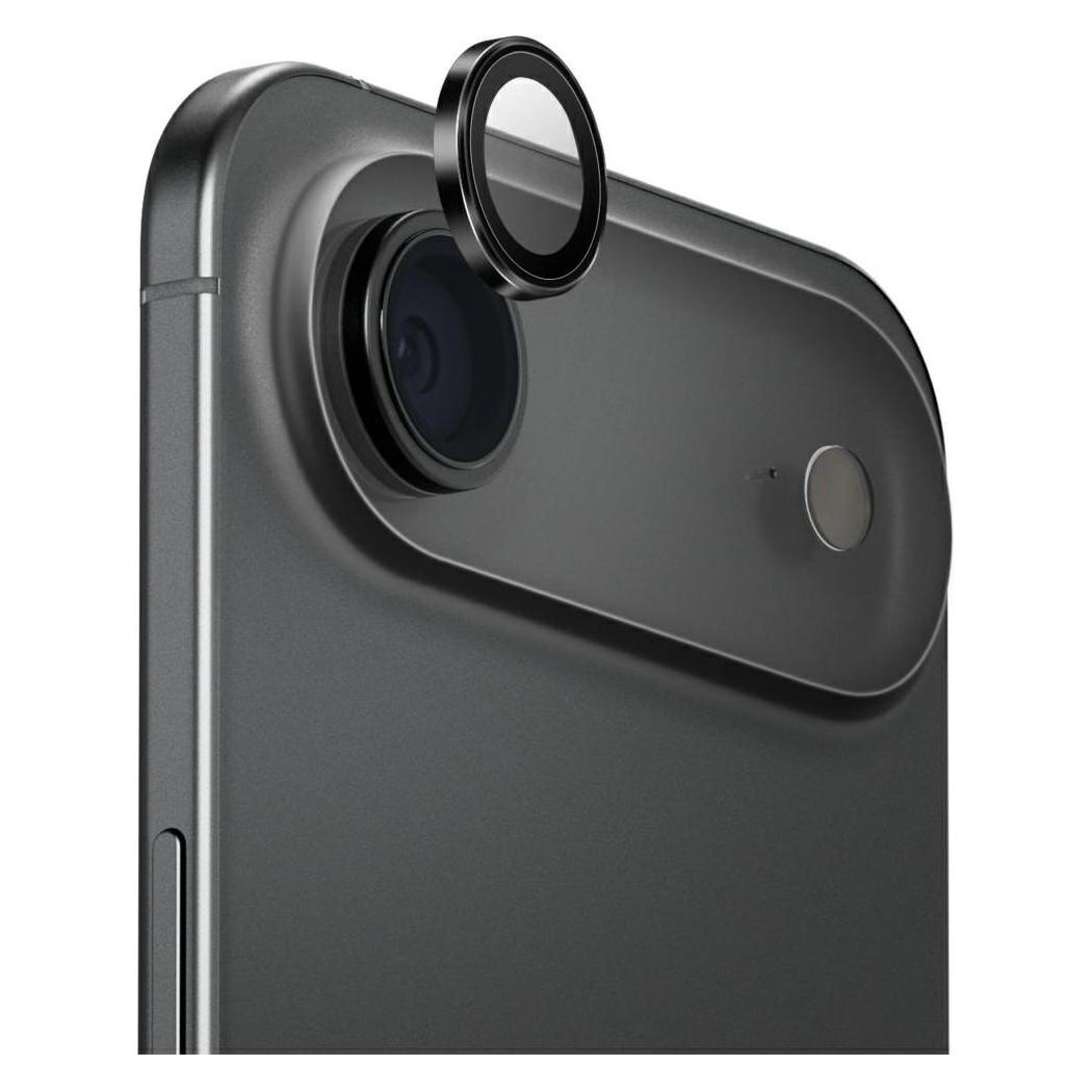 Uniq Optix Aluminum Camera Lens Protector for iPhone 17 Air with Applicator, Black (Apple iPhone 17) (UNIQ-IP6.6(2025)-ALENSEBLK)