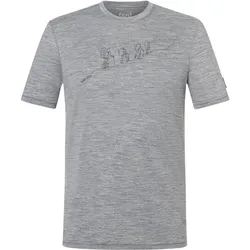 Super Natural, Herren, Sportshirt, Hiking Tee (L), Grau