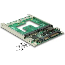 DELOCK 62545 - Konverter SATA 22 Pin > mSATA mit Raid