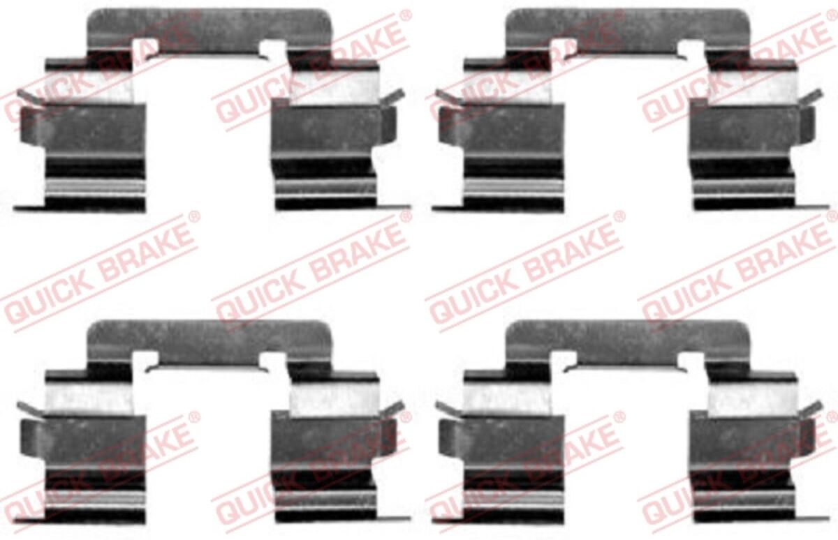 Zubehörsatz, Scheibenbremsbelag QUICK BRAKE 109-1216
