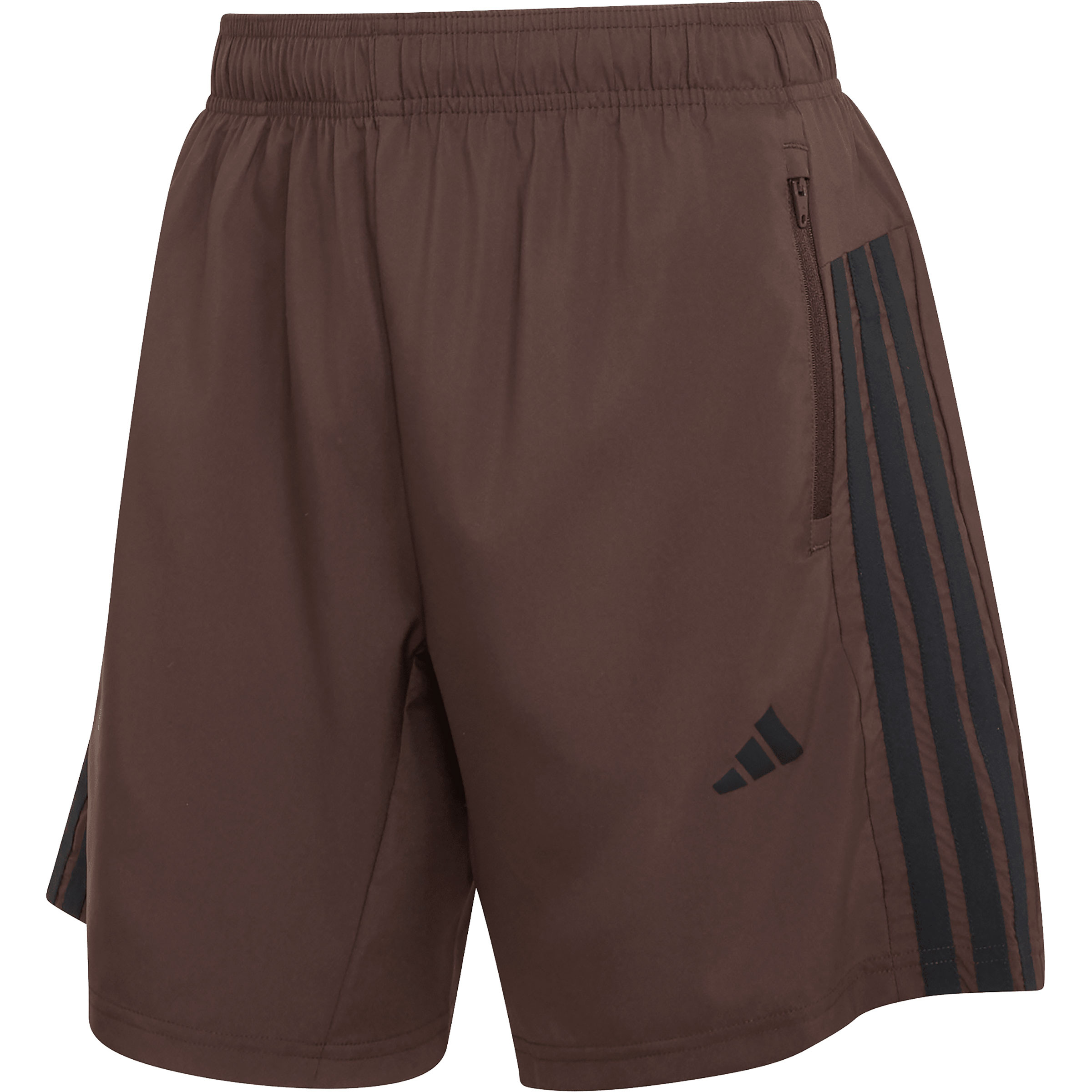 adidas Workout Essentials 3-Stripes Herren Yogahose braun Größe M Training & Fitness Schnell trocknend